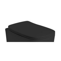 Крышка для унитаза AXA White Jam Black matt (AF3307)