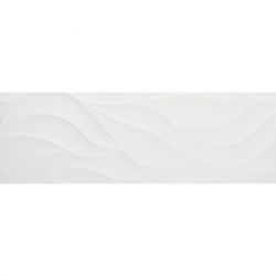 Керамическая плитка настенная, белая, 33,3х100 см BALDOCER Nitra Wind (4587599)