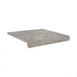 Ступень керамическая серая 33x33 см EXAGRES Stone Peldano Fior. Ml. Gris (330825)