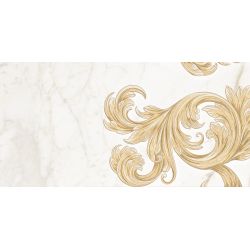 Декор керамический настенный, белый, 30х60 см GOLDEN TILE Saint Laurent Decor №2 white 9А0321 (9А0321)