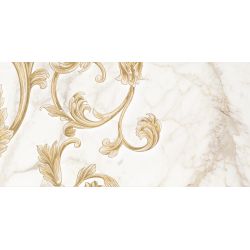 Декор керамический настенный, белый, 30х60 см GOLDEN TILE Saint Laurent Decor №4 white 9А0341 (9А0341)
