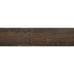 Керамогранитная плитка напольная, коричневая, 15х80 см KALE Tile Wood (15803)