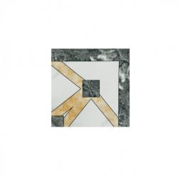 Декор керамогранитный универсальный, серый, 15х15 см KALE Carpet (15х15)