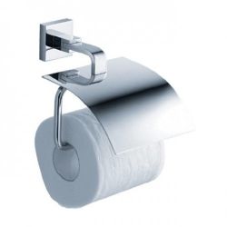 Держатель туалетной бумаги с крышкой, хром KRAUS Aura (KEA-14426CH)