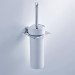 Ёршик для туалета, с настенным держателем, хром KRAUS Fortis (KEA-13331CH)