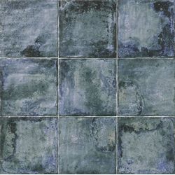 Керамическая плитка настенная, напольная, синяя, 20х20 см MAINZU Livorno Pav Blu (328563)