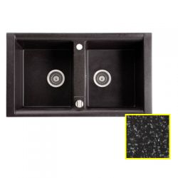 Гранитная кухонная мойка, цвет черный, 860x500x230 мм MARMORIN Profir (160203002)