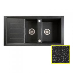 Гранитная кухонная мойка, цвет черный, 1000x500x230 мм MARMORIN Profir (160513002)