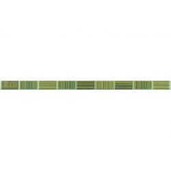 Фриз керамический настенный, зелёный, 2,5х45 см OPOCZNO Flora Rectangle (276624)