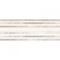 Керамическая плитка настенная, серая, 25x70 см PAMESA Atrium Sigma Band Perla (292616)