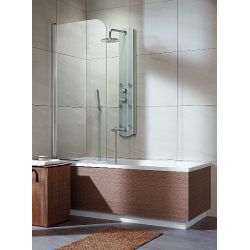 Одноэлементная шторка для ванной левая, стекло прозрачное, 70х152 см RADAWAY Eos PNJ L (205101-101L)