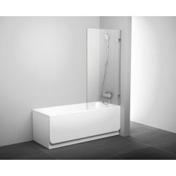 Одноэлементная штора для ванн, transparent, 800Х1500 мм RAVAK Chrome BVS1 (7U840A00Z1)