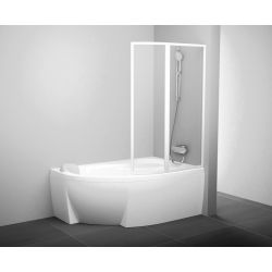 Шторка для ванны 140 см, transparent RAVAK Rosa VSK2 L 140 (76L70100Z1)
