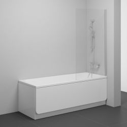 Штора для ванн 80 см RAVAK NVS1-80 сатин+Transparent (7O840U00Z1)