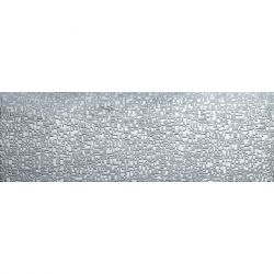 Декор керамический настенный, серый, 20х60 см TAU CERAMICA Greta Decor Argent (632148062)
