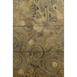 Декоративная плитка настенная, коричневая, 75х50 см STN CERAMICA Paladio Decorado Sirena Marron-B (4587437)